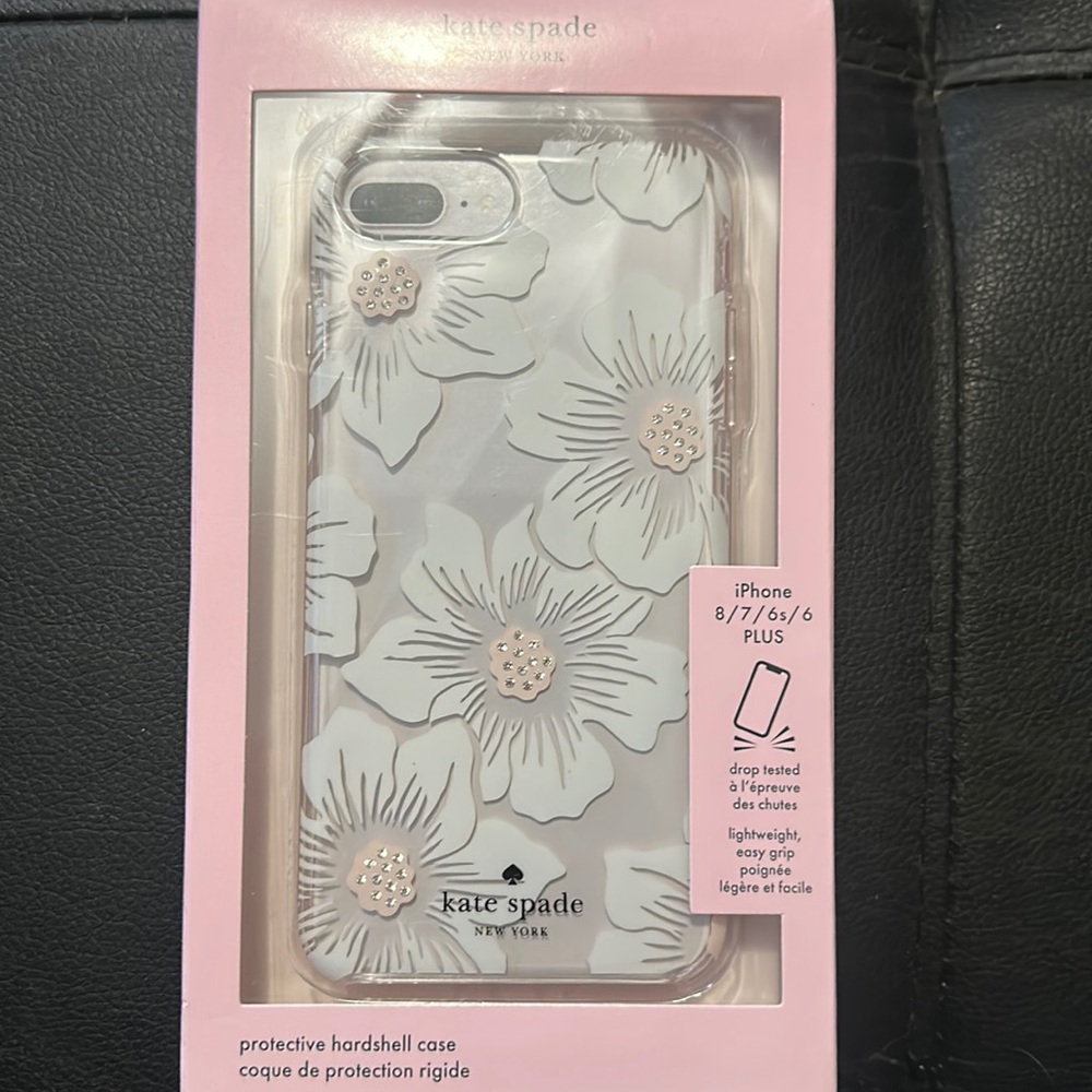 Kate Spade Hardshell Case for Apple iPhone 7+/8+, Hollyhock Floral